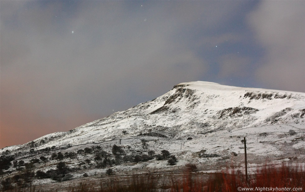 Moonlit Snow On Glenshane Pass
