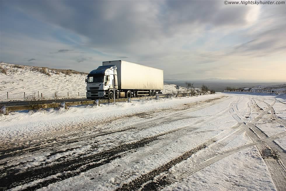 Antrim Coast Night Storms & Glenshane Pass Snow