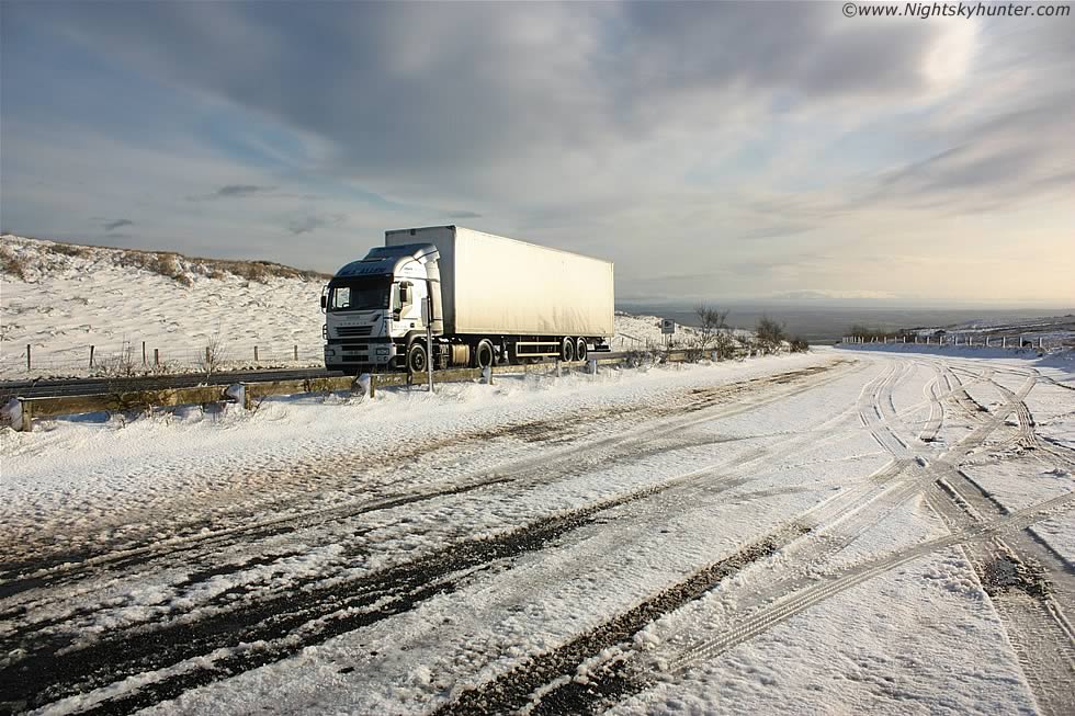 Antrim Coast Night Storms & Glenshane Pass Snow