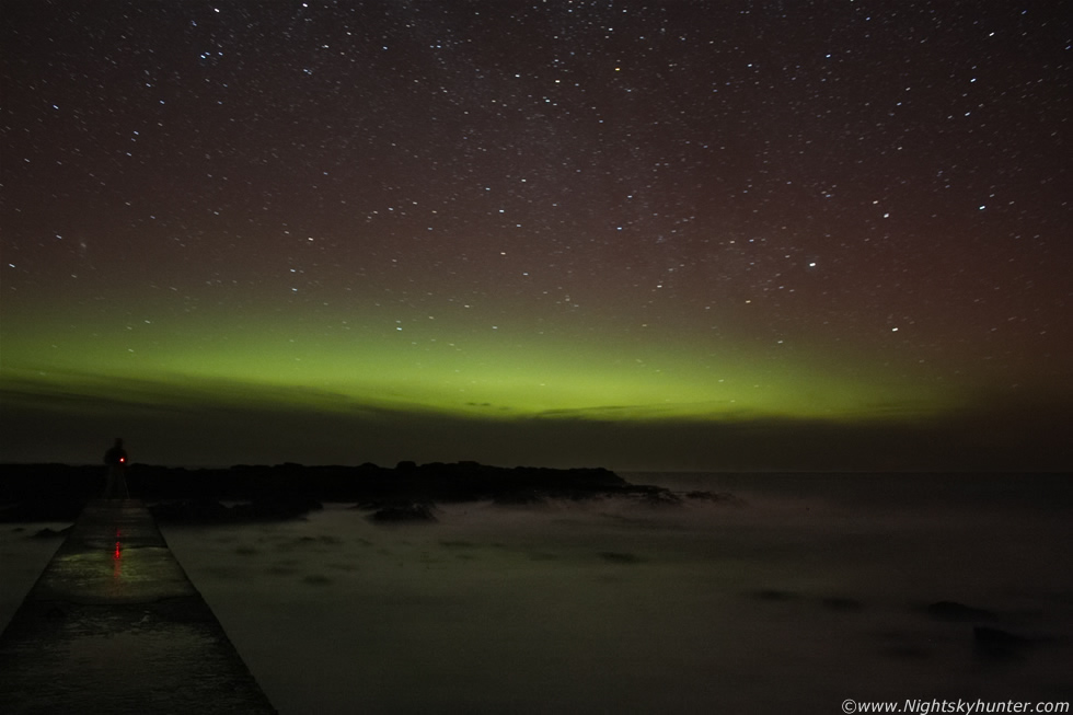 Aurora Borealis, Co. Antrim Coastline