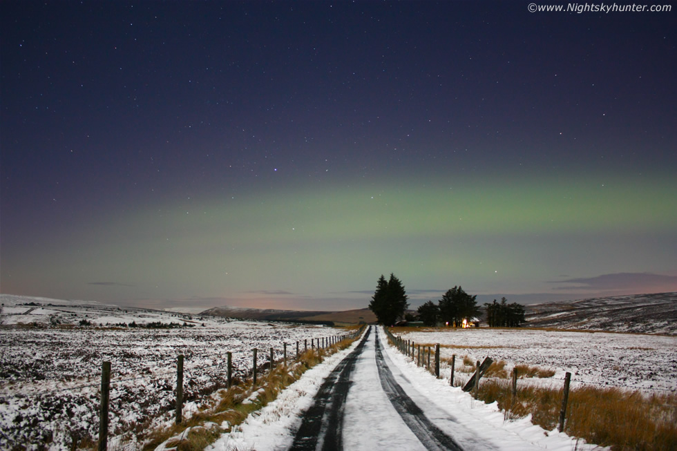 Glenshane Pass Aurora Borealis Display - Feb 14th 2011