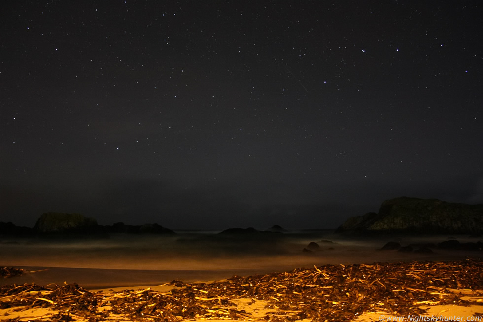 Ballintoy Harbour Night Storms & Stars