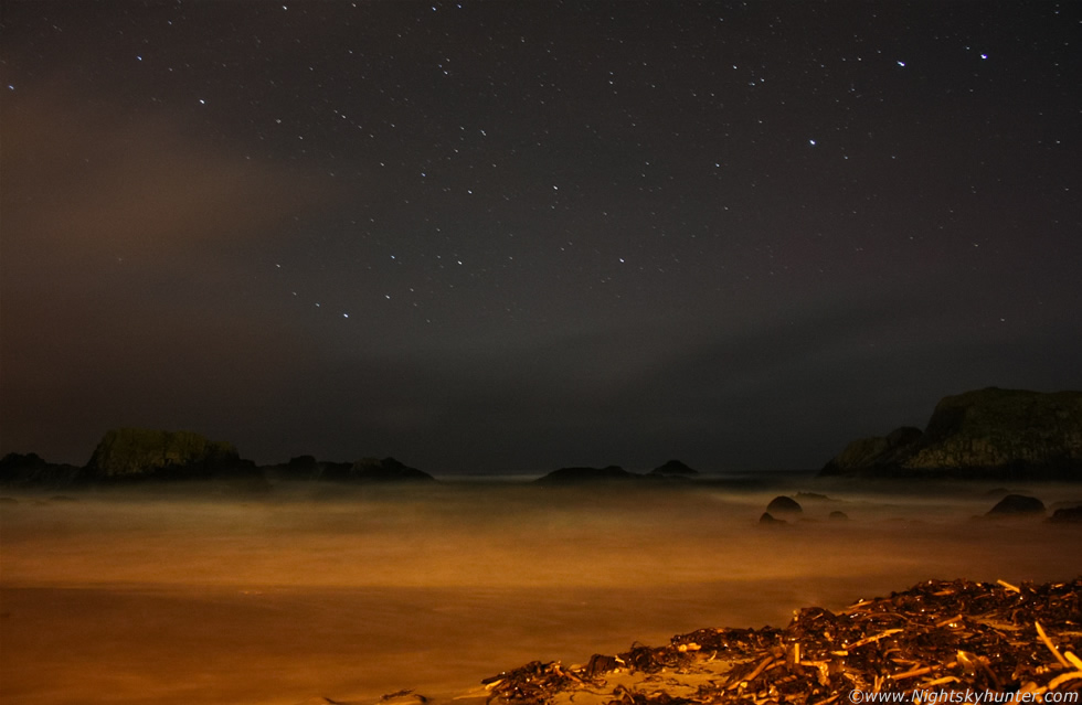 Ballintoy Harbour Night Storms & Stars