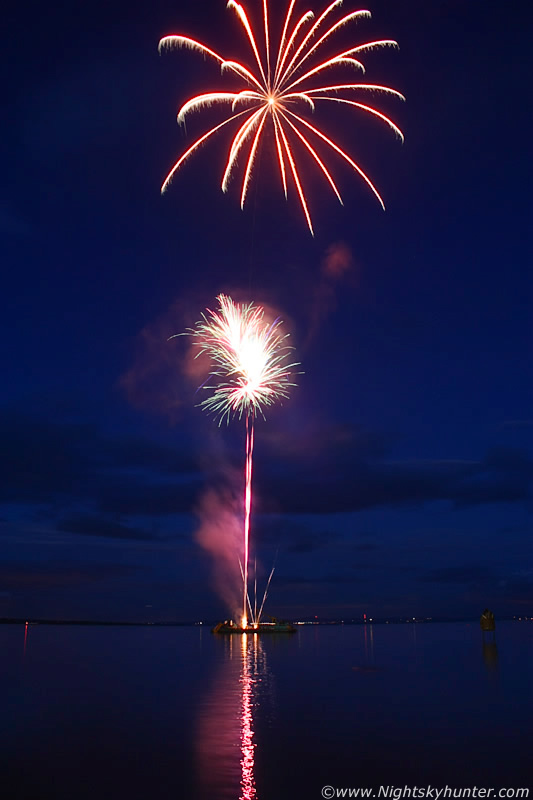 Festival of Lights Fireworks Display, Ballyronan Marina, N. Ireland - August 26th 2011