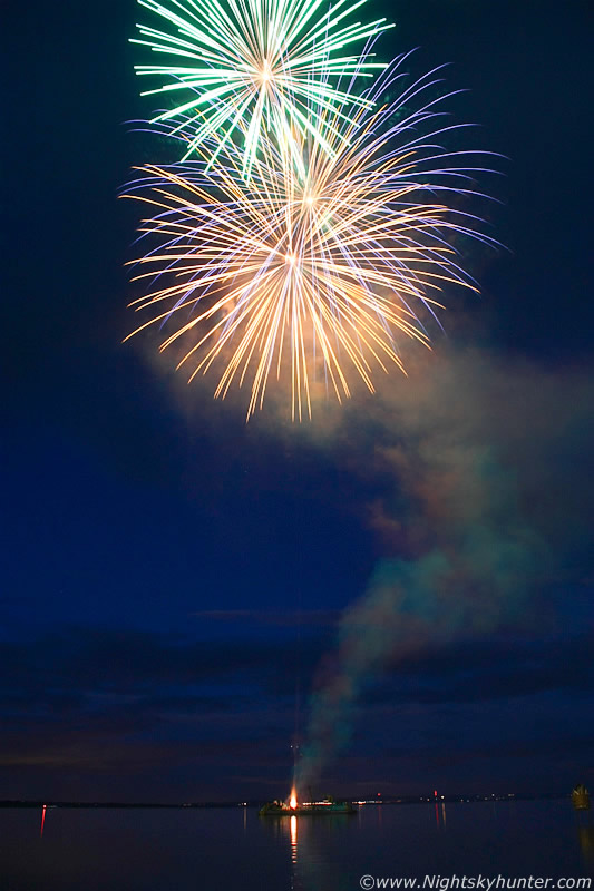 Festival of Lights Fireworks Display, Ballyronan Marina, N. Ireland - August 26th 2011