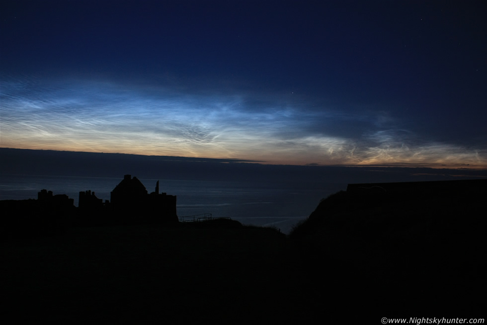 Dunluce Castle Noctilucent Cloud Display