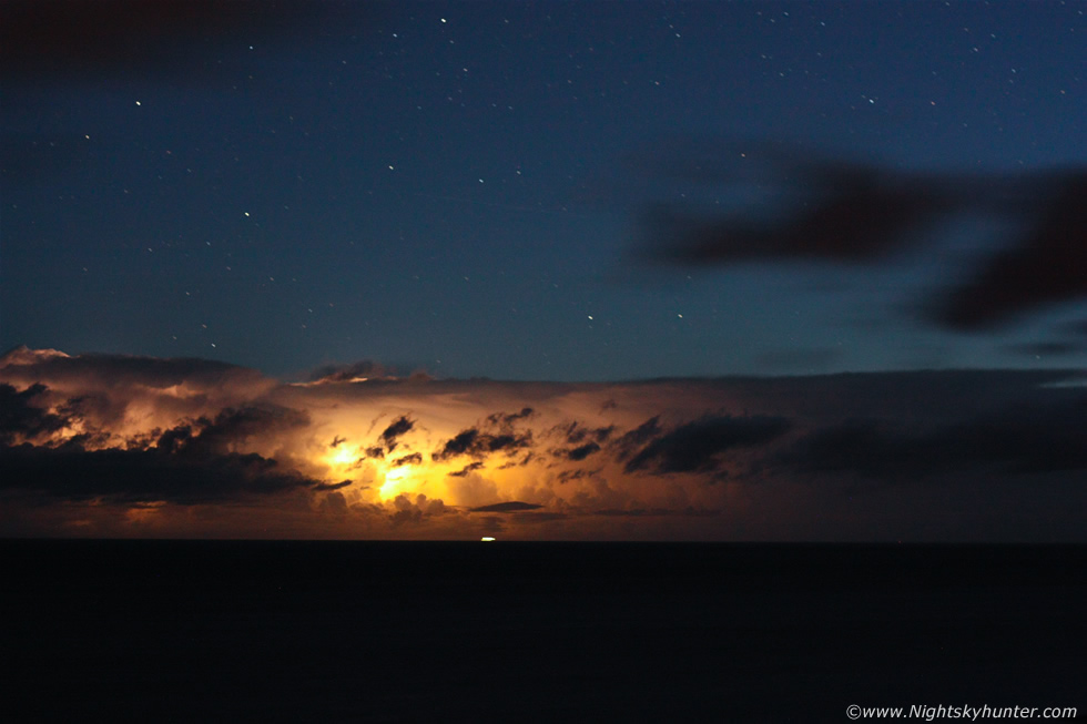 Atlantic Ocean Lightning