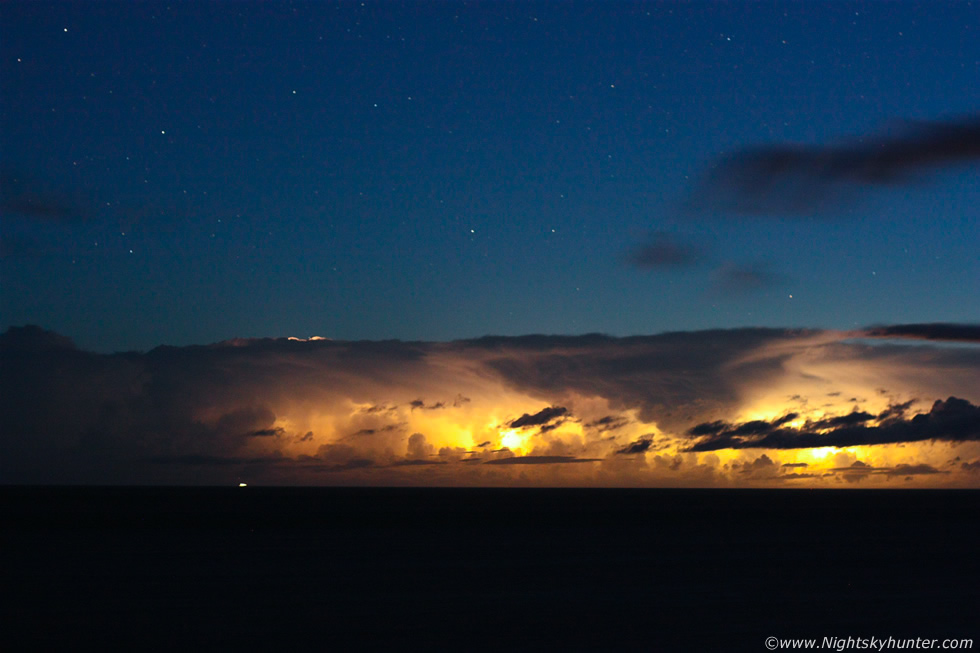 Atlantic Ocean Lightning