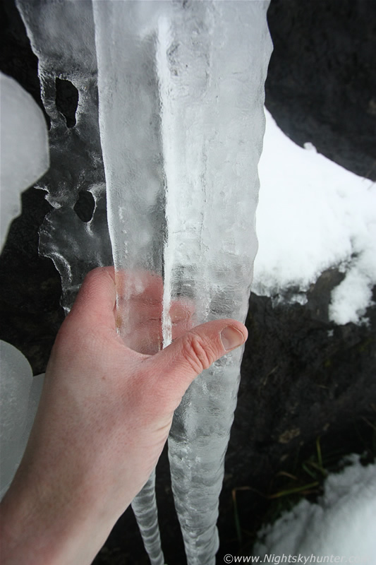 Insane Icicle Display On Glenshane Pass