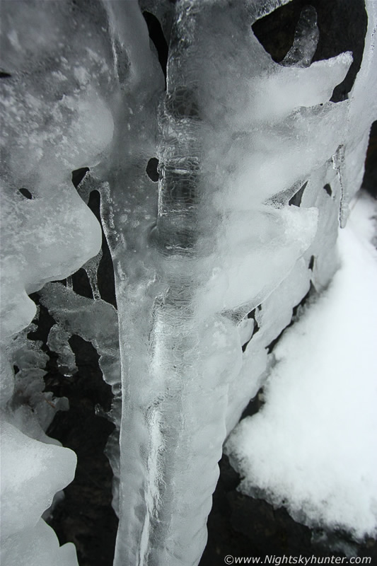 Insane Icicle Display On Glenshane Pass