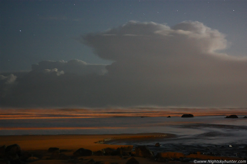 Moonlit Ocean Storms - North Coast