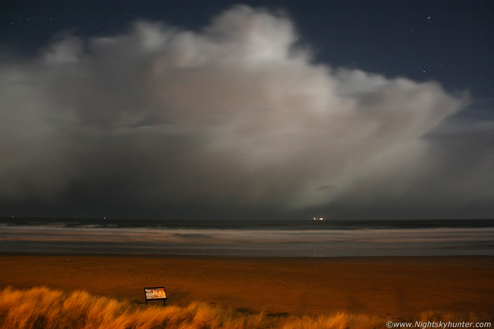 Moonlit Ocean Storms - North Coast