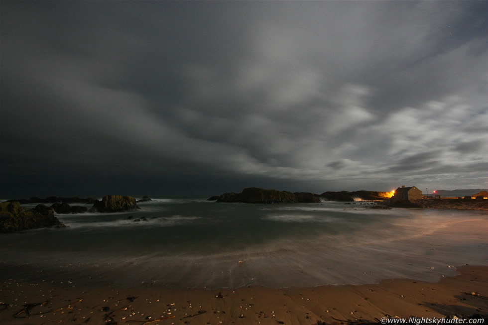 Moonlit Ocean Storms - Antrim Coast
