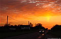 Sun Pillar & Sunset