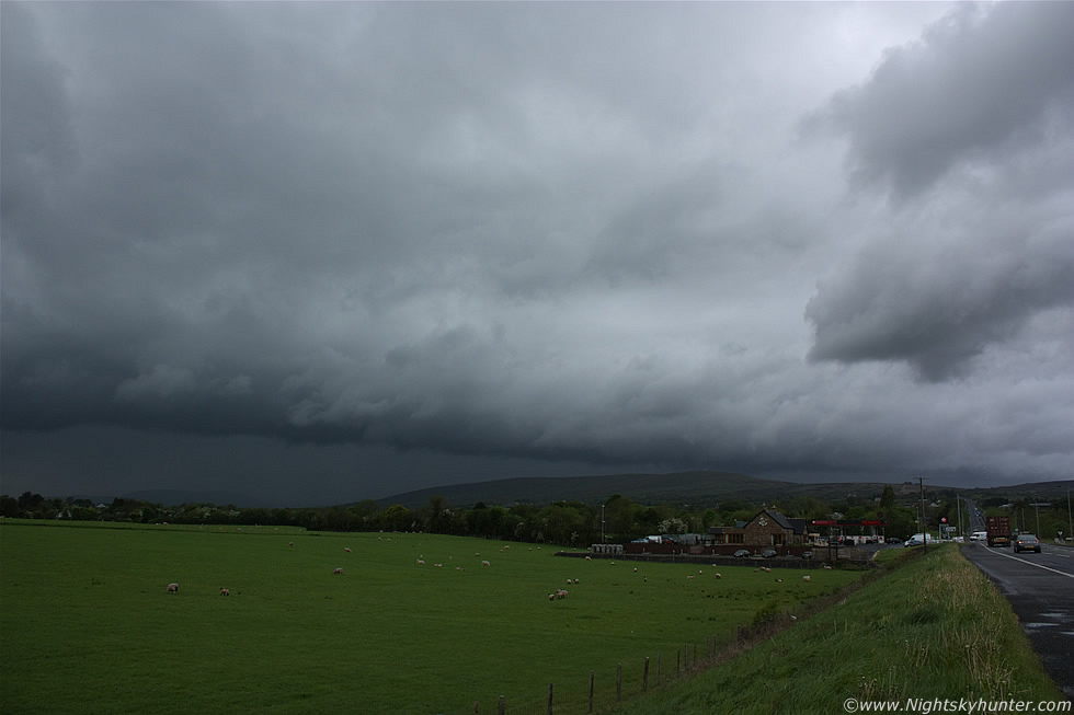 Severe Multicell Thunderstorms, Glenshane Pass