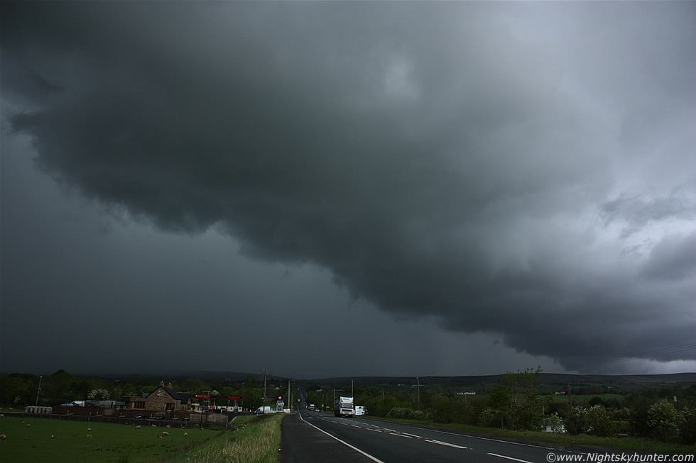 Severe Multicell Thunderstorms, Glenshane Pass