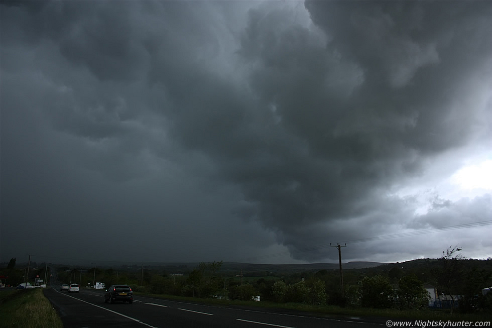 Severe Multicell Thunderstorms, Glenshane Pass