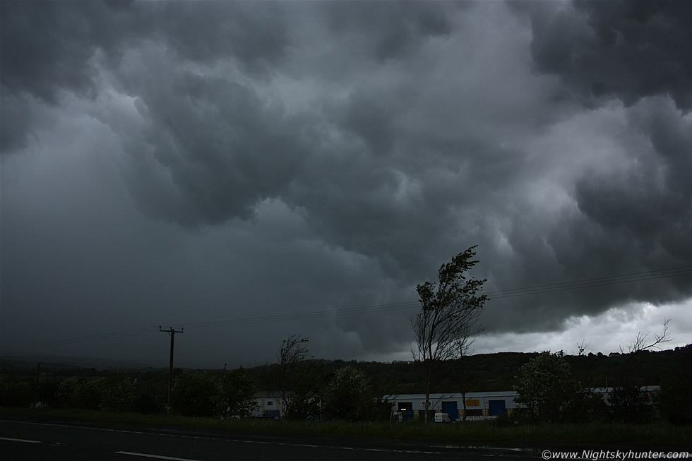 Severe Multicell Thunderstorms, Glenshane Pass