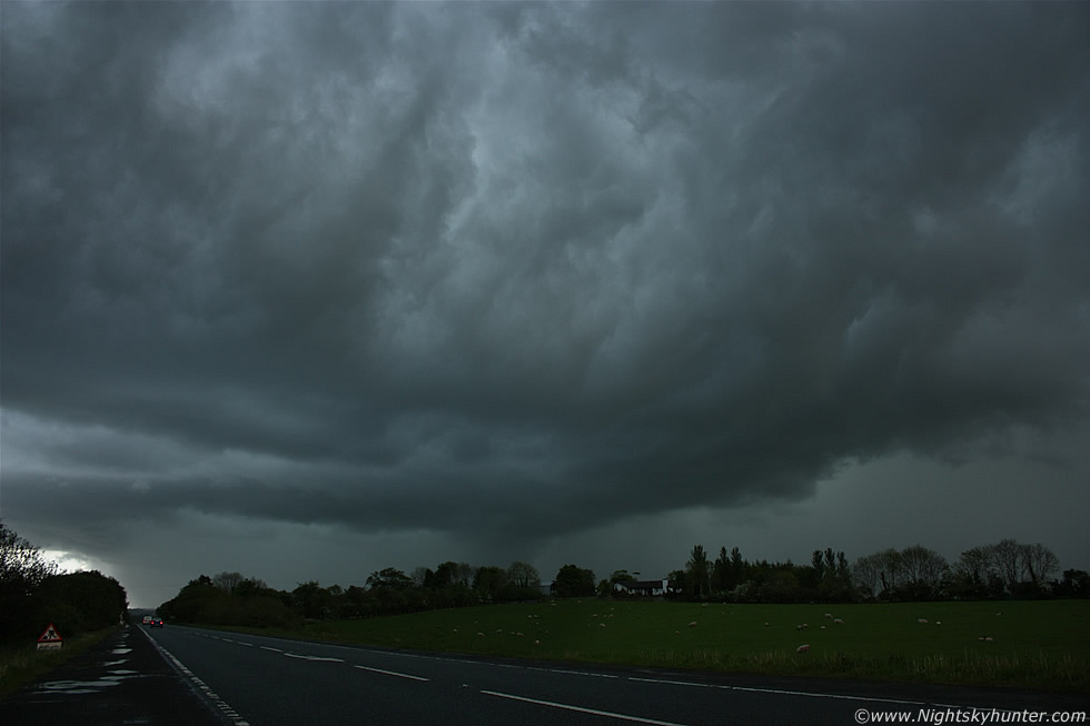 Severe Multicell Thunderstorms, Glenshane Pass