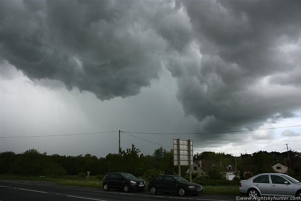 Severe Multicell Thunderstorms, Glenshane Pass