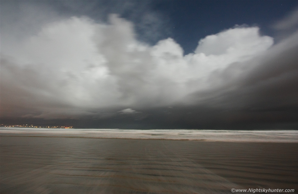 Downhill Beach Moonlit Thunderstorm