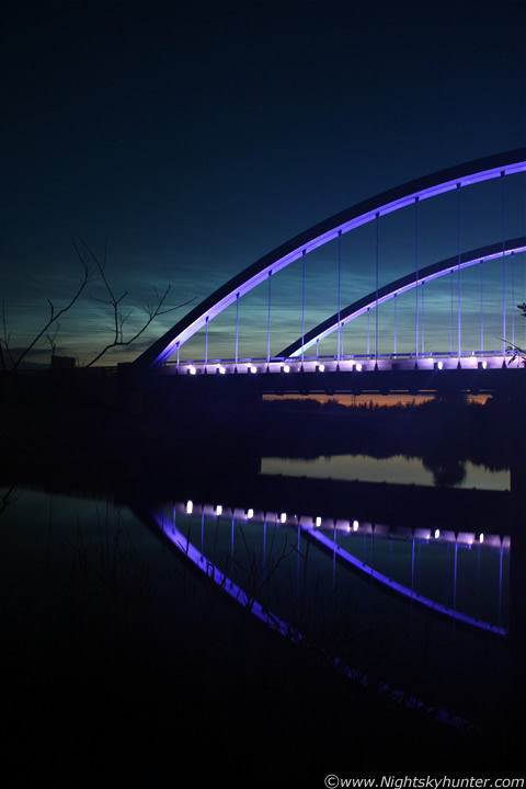 Toome Bridge Noctilucent Clouds