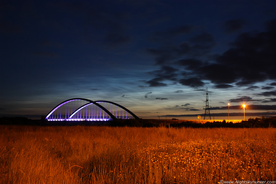 Toome Bridge Noctilucent Clouds