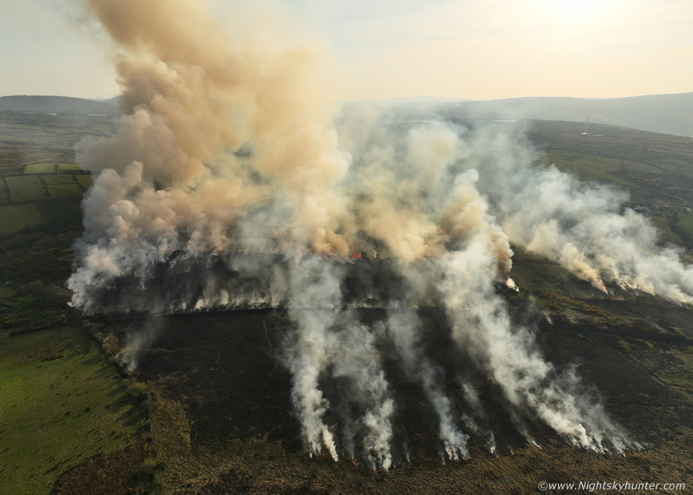 Major Gorse Fire Near Lough Fea - April 10th 2025